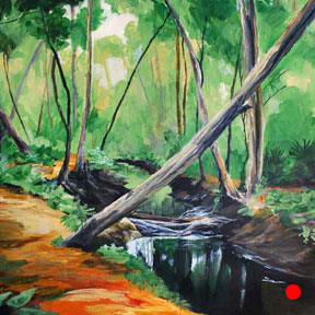 photo of Arboretum trail painting