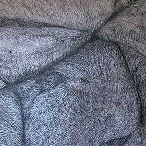 photo of pen ink fur wrap drawing