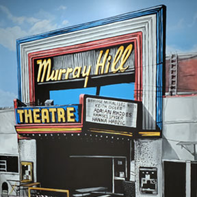 photo of Murray Hill theater mural